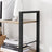 4-Tier Bookshelf - Iron Frame - Greige and Black