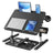 Desk - With Drawers and Storage - Black - 40 x 56 x 25.5-36 cm