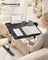Desk - With Drawers and Storage - Black - 40 x 56 x 25.5-36 cm