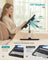 Desk - With Drawers and Storage - Black - 40 x 56 x 25.5-36 cm