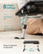 Desk - With Drawers and Storage - Black - 40 x 56 x 25.5-36 cm