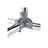 Adjustable Garment Rack - Stainless Steel - Grey - With Wheels and Additional Coat Hooks
