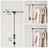Adjustable Garment Rack - Stainless Steel - Grey - With Wheels and Additional Coat Hook
