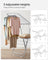 2-Level Clothes Drying Rack - Metal - Adjustable Height