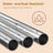 Clothes Drying Rack - Metal - Silver - Foldable with Height-Adjustable Wings