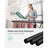 Foldable Clothes Airer - 16 Metre Drying Space - Stainless Steel - Black
