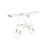 Folding Clothes Drying Rack - 16 Metre Drying Space - Stainless Steel - White and Green