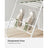 Folding Clothes Drying Rack - 16 Metre Drying Space - Stainless Steel - White and Green