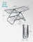 Foldable 2-Level Laundry Airer - Metal - Dove Grey