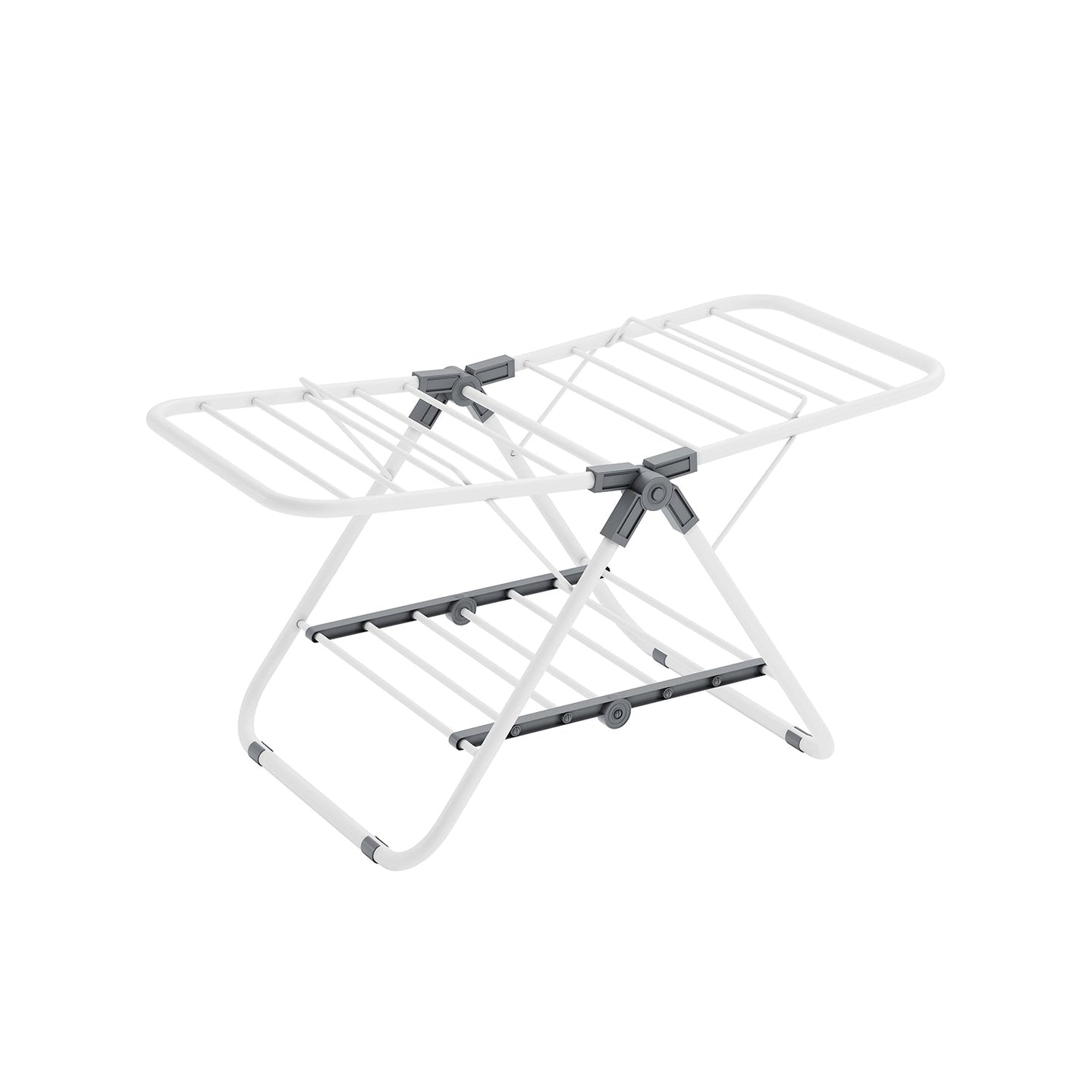 Foldable 2-Level Laundry Airer - Metal - Dove Grey
