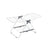 Foldable 2-Level Laundry Airer - Metal - Dove Grey