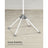 Clothes Drying Rack - Stainless Steel - Grey and White - Space-Saving and Foldable