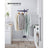 Clothes Airer - Stainless Steel - Silver - Space-Saving with 3 Rotatable Arms