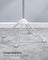 Clothes Drying Rack - Stainless Steel - Silver - Foldable Indoor Rotary Design with 3 Arms
