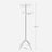 Clothes Drying Rack - Stainless Steel - White and Silver - 3 Rotatable Arms