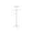 Folding Laundry Rack - 11 Rotatable Arms - Stainless Steel - White and Silver