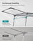 Winged Clothes Airer - Metal - Space-Saving