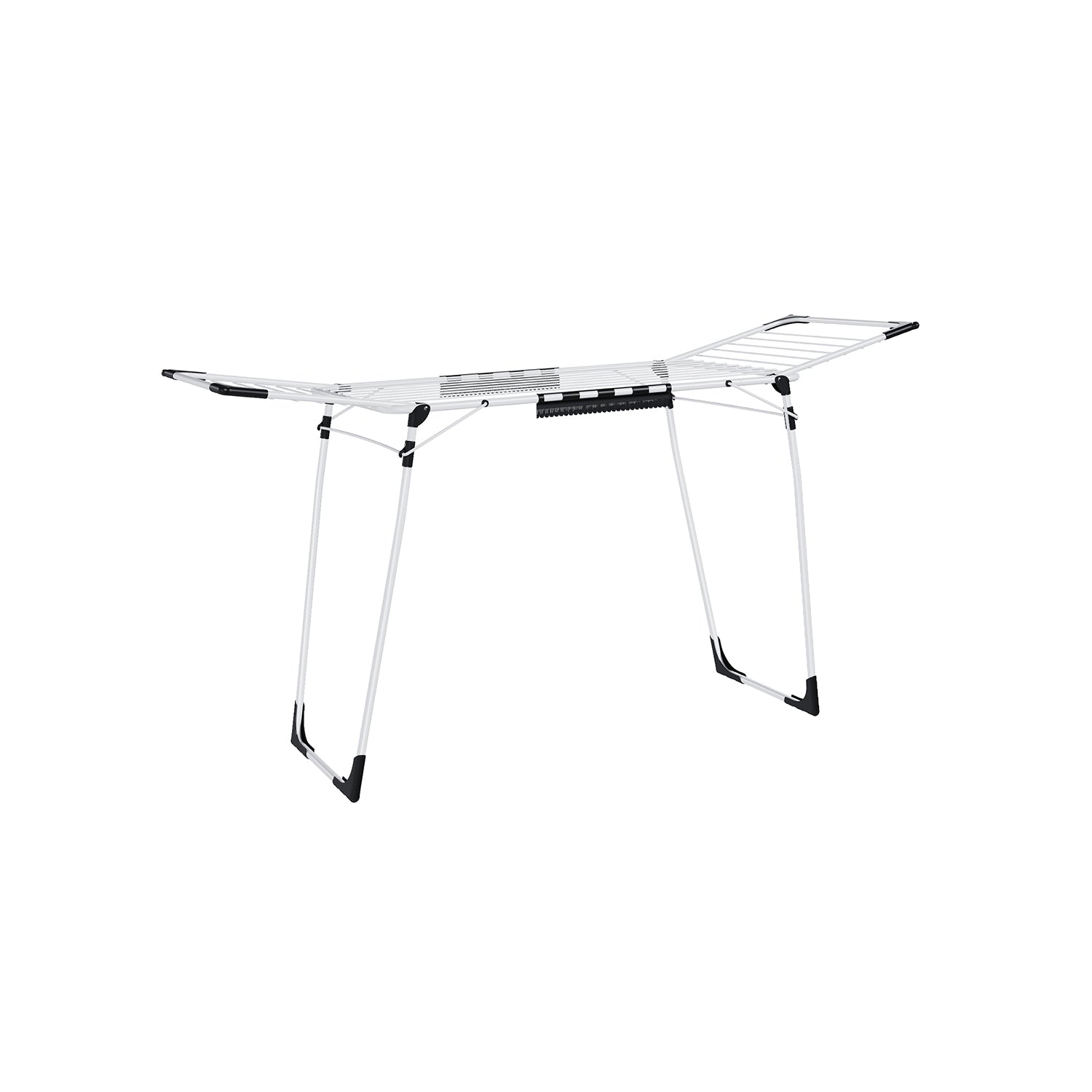 Winged Clothes Drying Rack - Metal - Silver