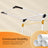 Clothes Drying Rack - Metal - Gray - Foldable with Gullwings and Sock Clips
