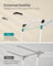 Winged Clothes Drying Rack - Metal - Silver