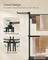 Large Clothes Airer - Stainless Steel - Ink Black - 4-Tier