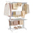 Clothes Airer - Foldable with Wheels - Silver Grey, Cloud White - 126.6 x 64.2 x 169.2 cm