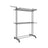 Large Clothes Drying Rack - Stainless Steel - Dove Grey - Foldable and Moveable with 4 Tiers