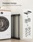 Foldable Clothes Airer - Steel - White
