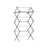 Foldable Clothes Airer - Steel - White