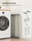 Foldable Clothes Airer - Steel - Dove Grey
