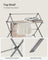 Foldable Clothes Airer - Steel - Dove Grey