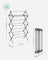 Foldable Clothes Airer - Steel - Dove Grey