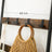 5-Tier Ladder Shelf - Steel - Rustic Brown and Black