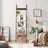 Blanket Ladder - Metal - Rustic Brown and Black