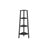 4-Tier Corner Shelf Unit - Engineered Wood - Charcoal Gray