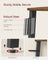 Corner Shelf Rack - 4-Tier Industrial Design - Wood - Rustic Brown - Organize with Style