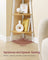 4-Tier Corner Shelf Unit - Natural Oak
