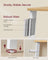 4-Tier Corner Shelf Unit - Natural Oak
