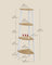 4-Tier Corner Shelf Unit - Natural Oak