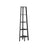 5-Tier Corner Shelf Unit - Wood - Charcoal Gray
