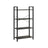 4-Tier Bookshelf - Engineered Wood - Rustic Brown