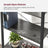 4-Tier Bookshelf - Engineered Wood - Rustic Brown