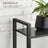 4-Tier Bookshelf - Engineered Wood - Rustic Brown