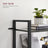 4-Tier Bookshelf - Engineered Wood - Rustic Brown
