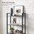 4-Tier Bookshelf - Engineered Wood - Rustic Brown