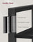 5-Tier Bookshelf - Steel Frame - Ebony Black