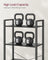 5-Tier Bookshelf - Steel Frame - Ebony Black