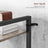 Industrial 6-Tier Bookcase - Steel - Heather Greige and Black - Adjustable Shelves