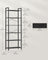 Freestanding Bookshelf - 6-Tier Industrial Design - Steel - Ebony Black