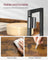 5 Tier Bookcase - Metal - Rustic Brown and Black - Freestanding Storage Shelf
